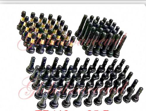 Tire valve stem assortment (tr413=50 pcs)(tr418= 25)(tr600hp=25 pcs) total 100