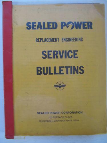 Sealed power service bulletins  'vintage'