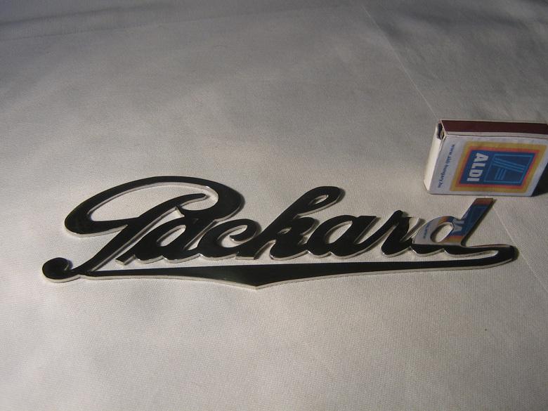 Packard 1919 logo, metal, new (jus-qpk-3n)