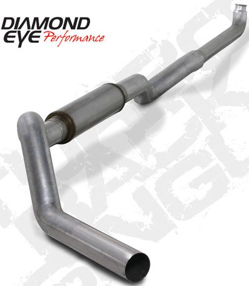 Diamond eye exhaust- 01-07 chevy 5" alum-down pipe back single