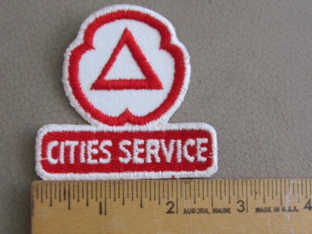 Nos 60s cities service oil co. uniform patch