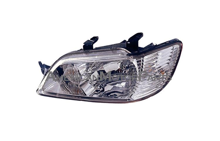 Left driver side replacement headlight 02-03 mitsubishi lancer - mr972589