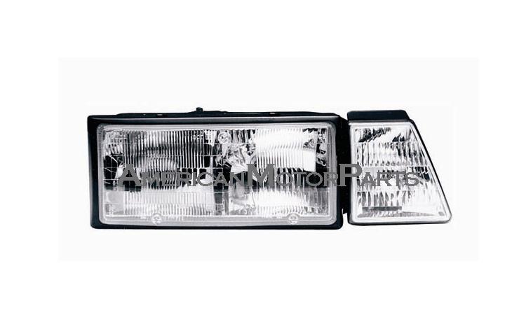 Right passenger side replacement headlight w/ parking lamp 90-90 chevy cavalier