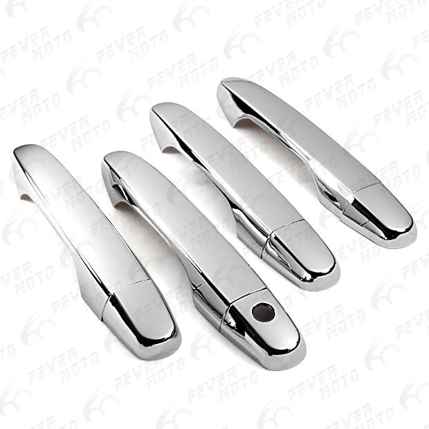 Fm 8pcs new triple chrome door handle cover trim kits for honda crv cr-v 2012 