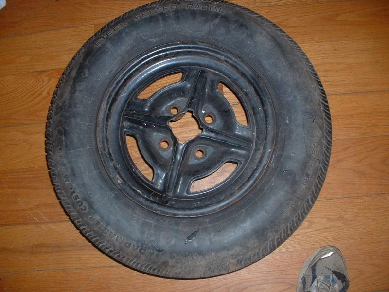 1974-1978 oem ford mustang ii stock rim / wheel with tire or for spare