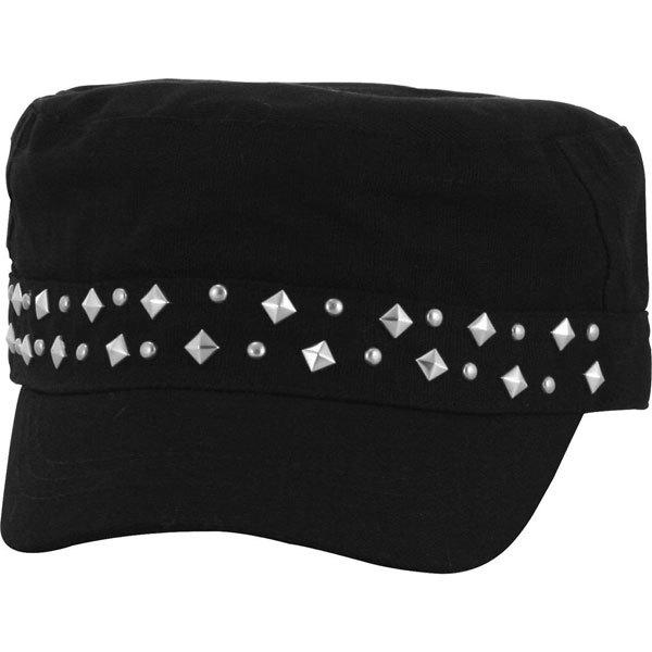 Black zan headgear highway honey studded women's hat