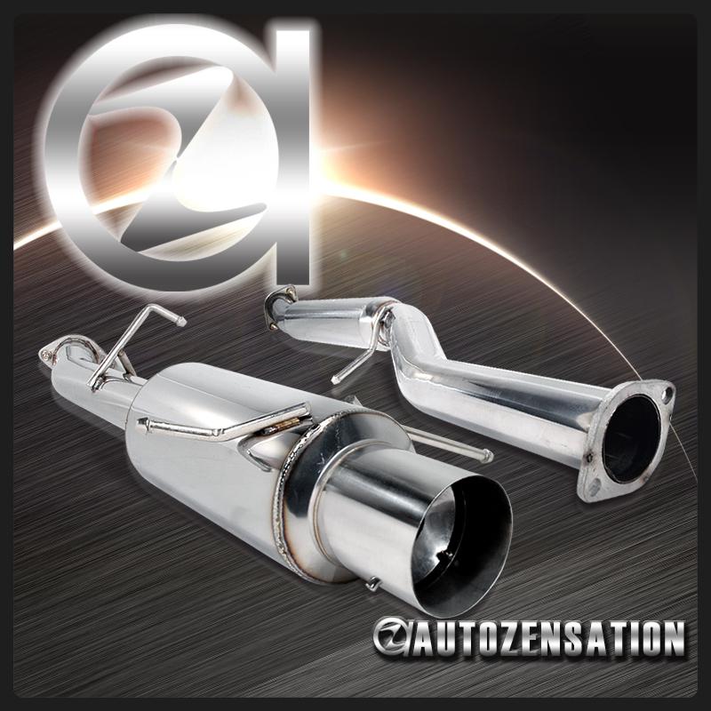 Jdm n1 2002-2007 subaru impreza wrx sti s/s catback exhaust muffler