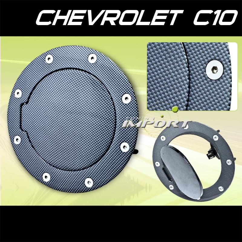 Chevy 01-06 silverado gmc sierra 1500 2500 carbon fiber gas fuel door filler new