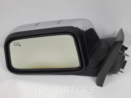 07 08 09 ford edge left driver power mirror chrome cover heated auto dimming