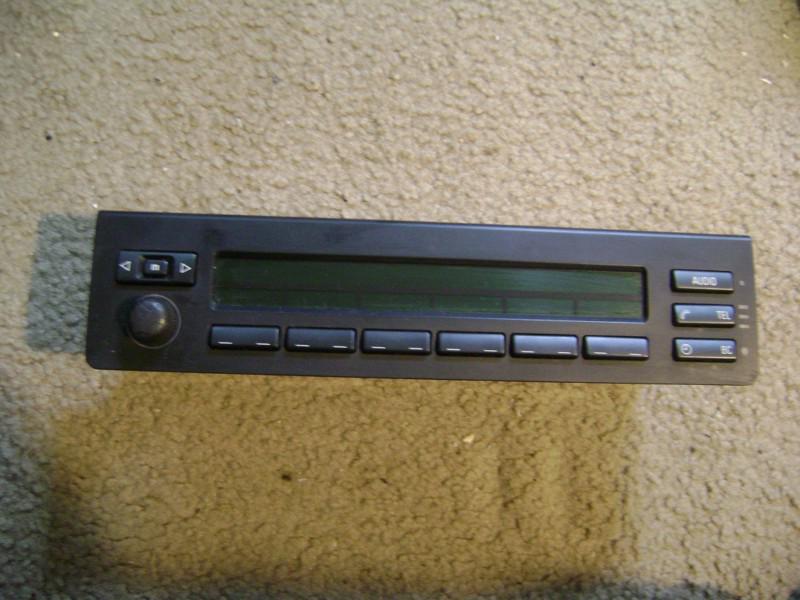 Bmw e39 radio mid stereo display 528i 530i  540i 1997 1998 1999 2000 2001 2002