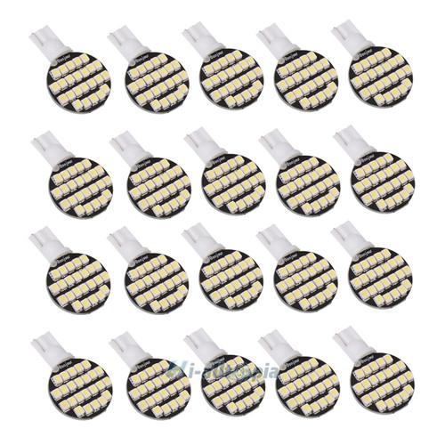 20pcs t10 194 921 w5w 24 1210 smd led white rv landscaping light lamp bulb