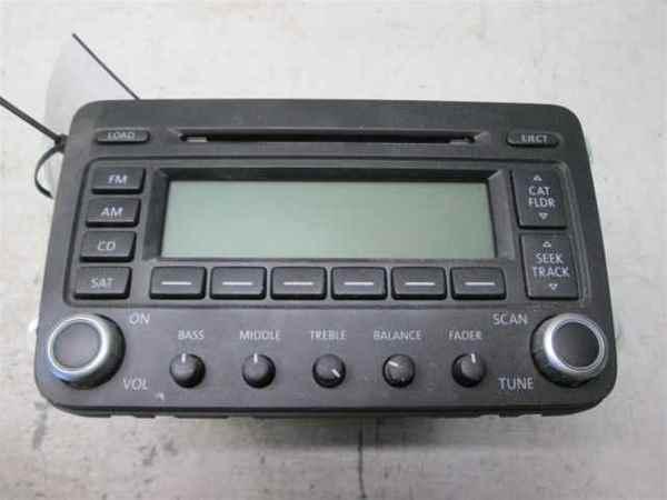 06-10 vw passat cd sat premium 7 radio oem