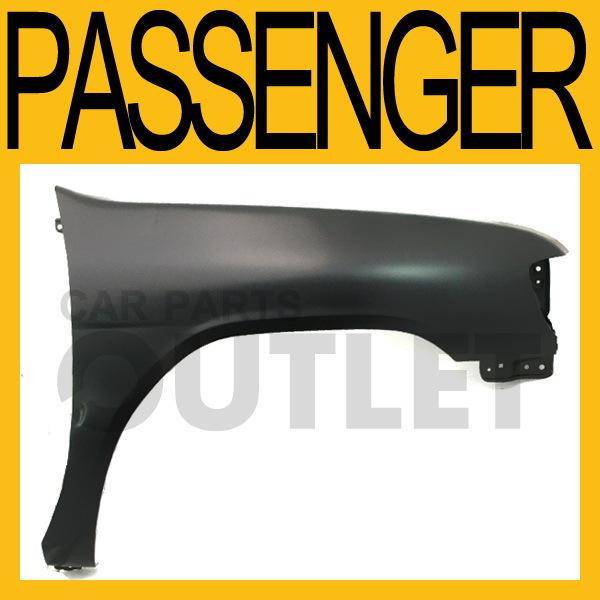 99-01 nissan pathfinder passenger side primed fender rh