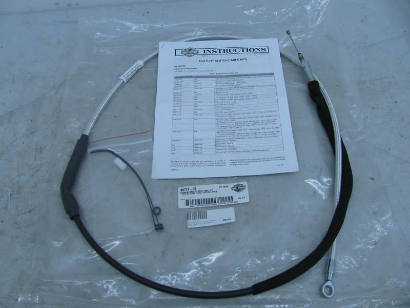 New harley diamond back clutch cable dyna fxdwgi fxdbi wide glide street bob