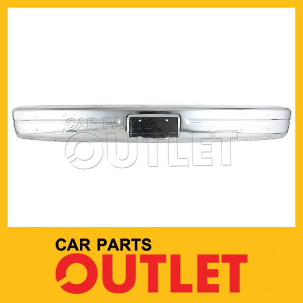 86-93 dodge van f.bumper face bar chrome steel b-series