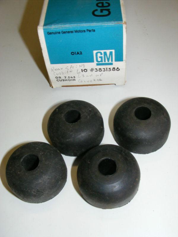 1963 64 65 66 67 68 69 chevrolet corvette 4rear spring cushions bushings 3831586