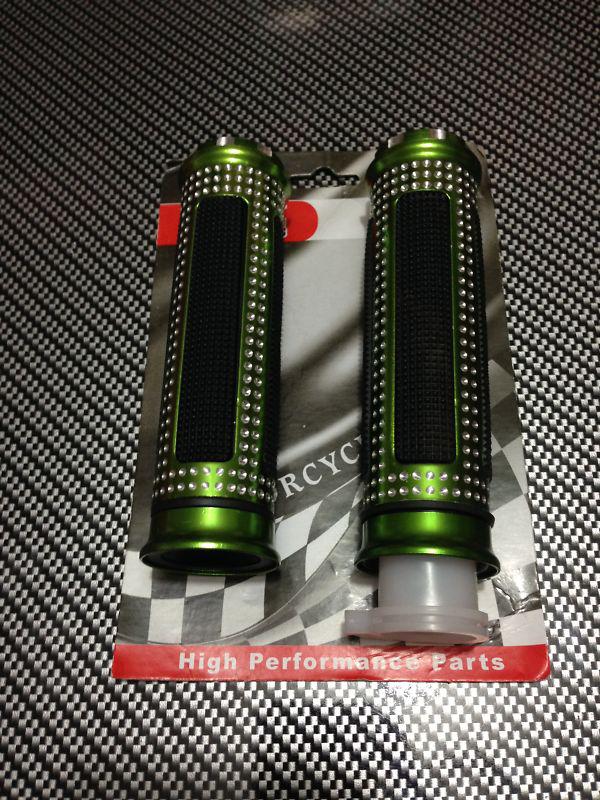 Scooter 125cc 150cc gy6 green grips 7/8" bar 