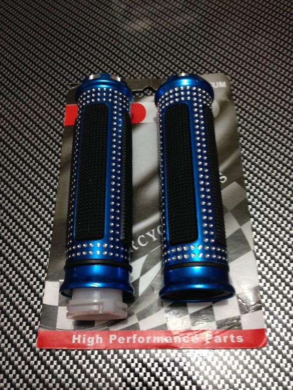 Scooter 125cc 150cc gy6 blue grips 7/8" bar 