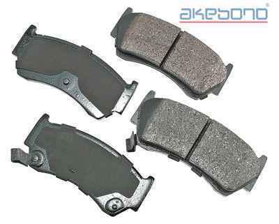 Akebono act668 brake pad or shoe, front-proact ultra premium ceramic pads