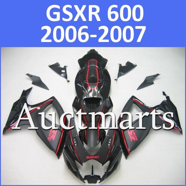 Fit suzuki gsxr 750 gsxr 600 06 07 gsx-r 2006 2007 fairing bodywork k6 g72 d00