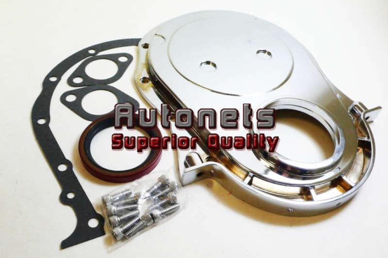 Bbc big block chevy 396-454 billet chromed aluminm timing chain cover