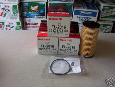 Powerstroke 6.0 diesel motorcraft oil filters (3) 