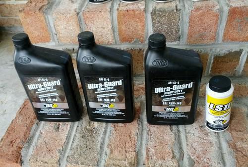 Bg ultra guard 75w140 and lsii additive