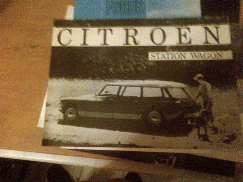 1962 citroen wagons   brochure        -