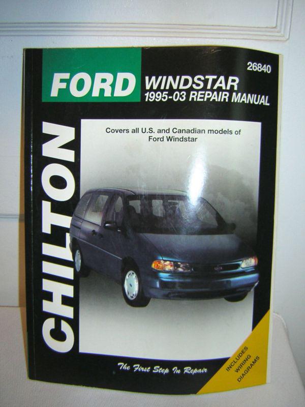 **1995-2007 ford windstar chilton repair manual 26840 shop service garage**