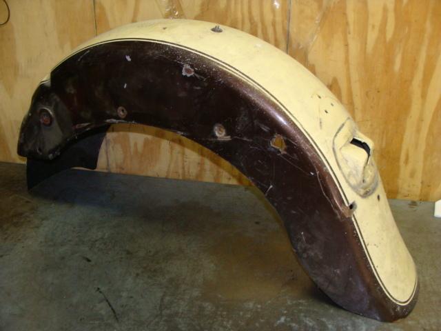 ~ vintage harley shovelhead fl flh panhead rear fender fl flh fls flhs