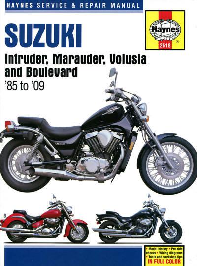 1985-2009 suzuki boulevard intruder volusia repair manual