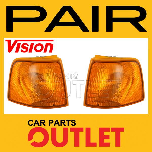 93-97 ford ranger corner light lamp assembly left+right pair replacement new