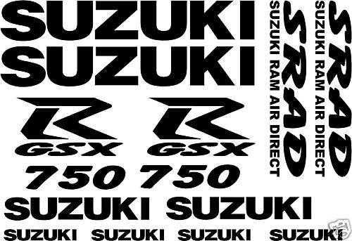 Suzuki gsxr 750 gsx r decal kit 09 08 07 06 05 04 03 02