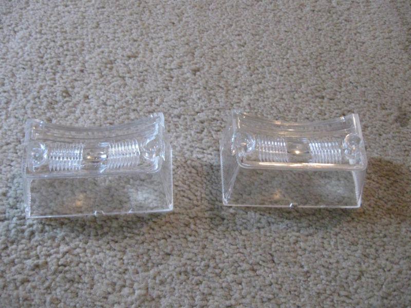 1960,1961 rambler backup light lenses. pair! glo-brite. new! cheap!!!