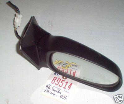 Hyundai 95 96 sonata black power mirror right 1995 1996