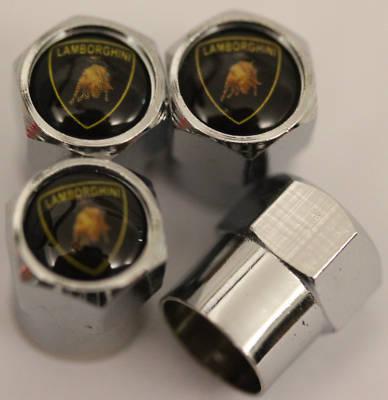 Lamborghini tire valve caps reventador racing gallardo aventador free shipping