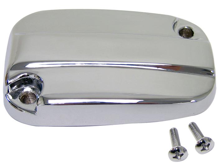 Chrome front brake fluid reservoir cap for 07-12 harley electra glide road king