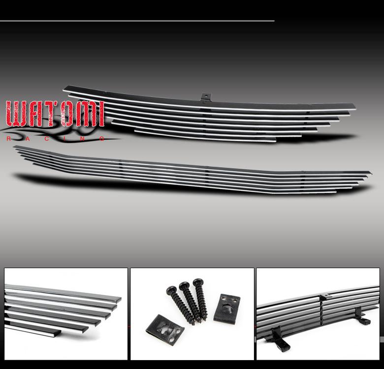 94-98 ford mustang hood upper+lower bumper grille 2pcs combo gt gts svt cobra r