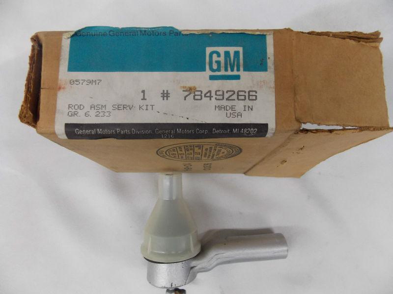 1984-2012 chevrolet corvette cadillac xlr tie rod end 7849266 nos  nr