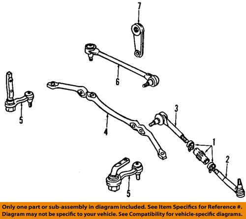 Gm oem 26056098 tie rod/steering tie rod end