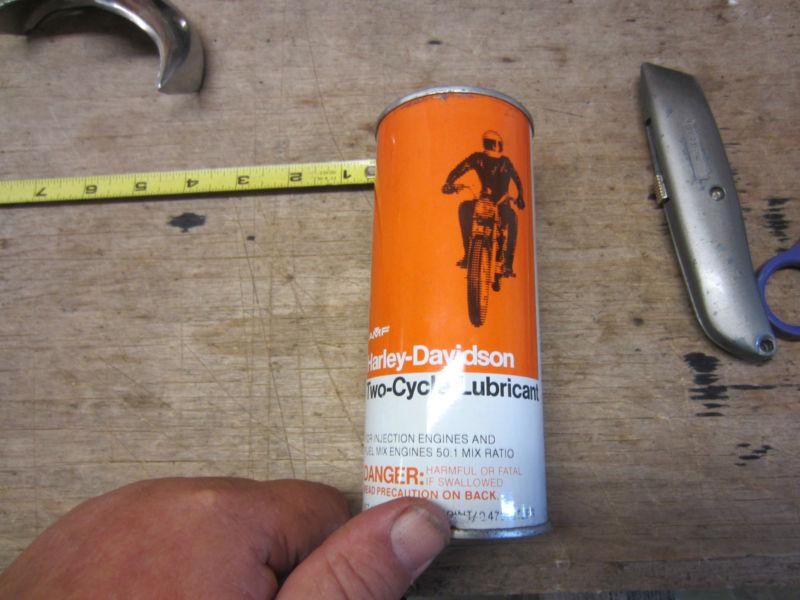 Harley davidson 2 cycle oil pint full amf two stroke