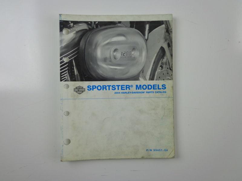 Harley davidson 2004 sportster models parts catalog 99451-04