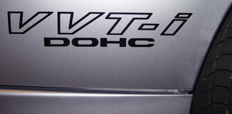 Vvti dohc  decals  / stickers  pair