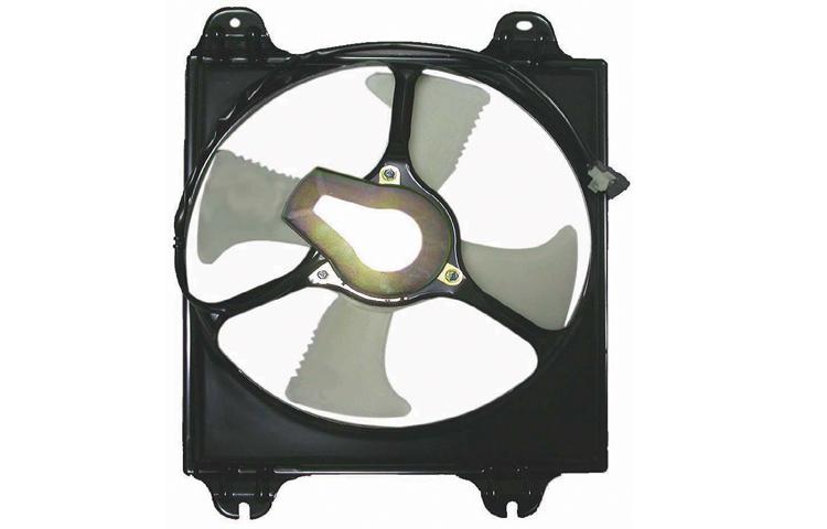 Depo ac condenser cooling fan assy 04-08 06 07 mitsubishi galant 3.8l mr958431