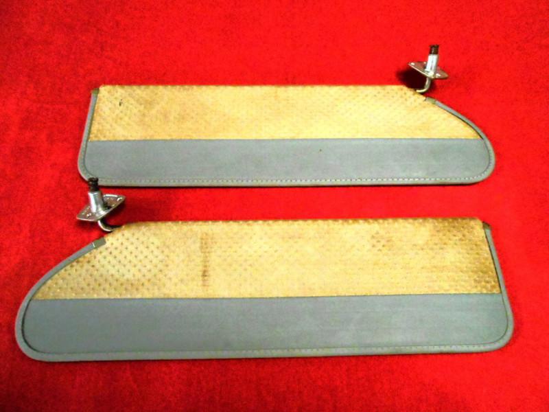 Inside sun visors arms brackets 55 56 chrysler desoto vintage oem mopar 354 hemi