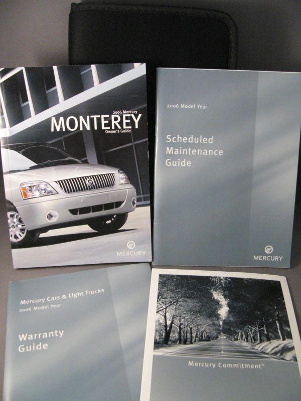 2006 mercury monterey oem factory owners manual includes the cover 06