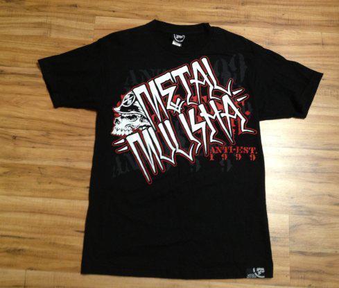 Metal mulisha mens tee shirt size/sz medium/md color municipal black/blk 350140