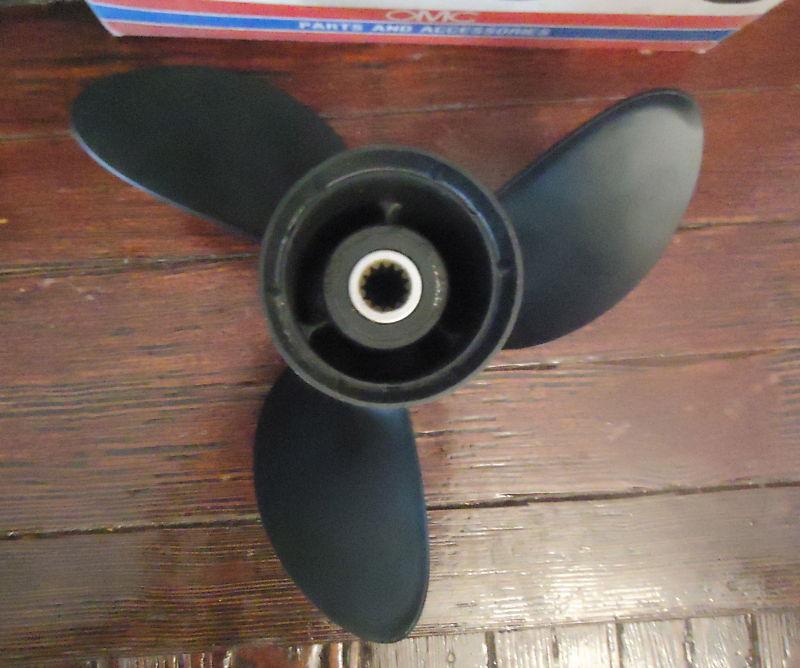 Nos 45 -140hp omc johnson evinrude outboard propeller stainless steel 0389510