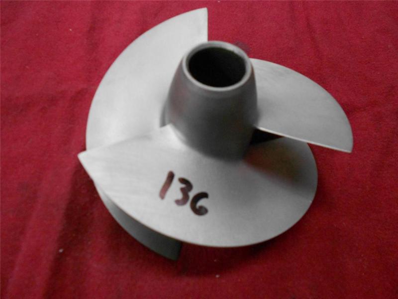 Stainless steel impeller kawasaki js440 jetski prop pjs solas skat trak ??