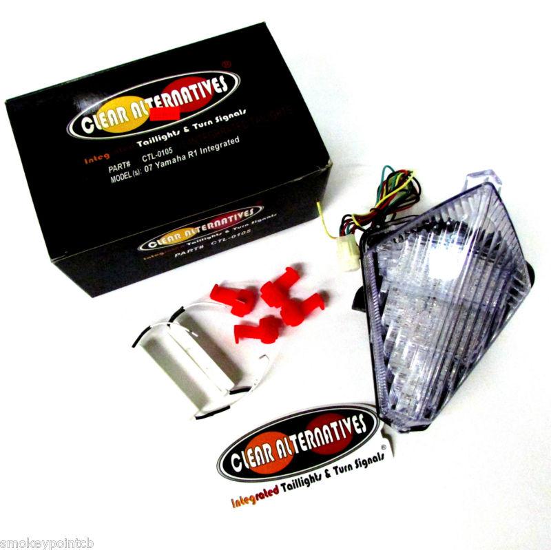 Clear alternatives integrated taillight signal light kit 07-08 r1 yzfr1    u0056